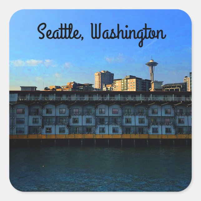 Seattle Edgewater Hotel #1 Stickers (Front)