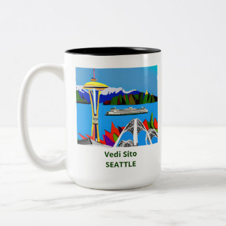 Seattle Emerald City Image Mug