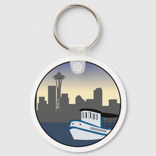 Seattle Ferry Boat Keychain