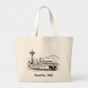 Seattle Local Gift Tote  Modern Washington State Gifts – Washington Local