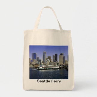 Seattle Ferry Washington State Tote Bag