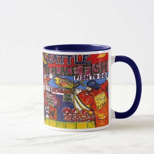 Seattle Fish Market Mug (Right)