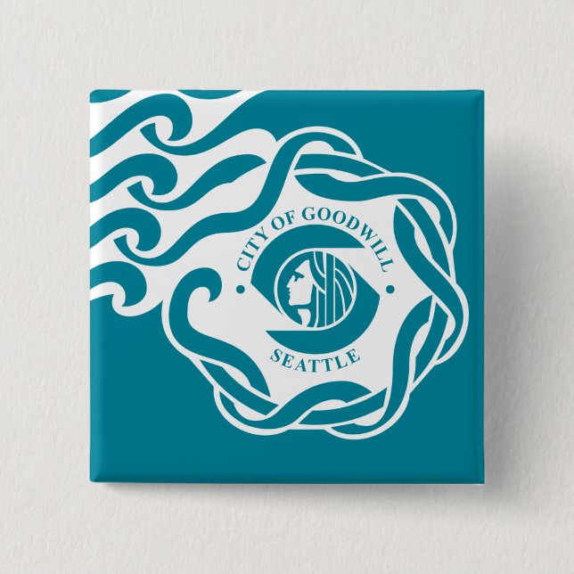 Seattle Flag Button (Front)