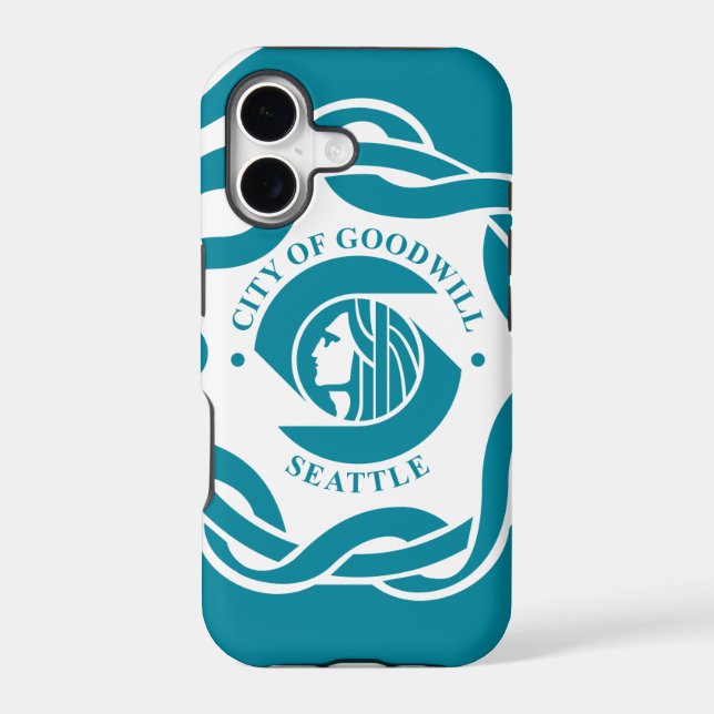 Seattle Flag Iphone Case (Back)