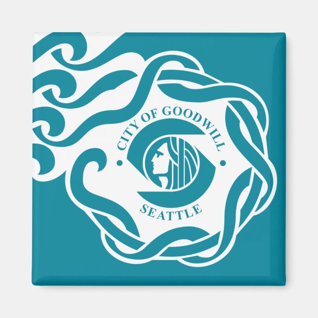 Seattle Flag Magnet (Front)