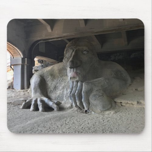 Seattle Fremont Troll 1 Mouse Pad