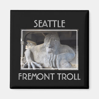 Seattle Fremont Troll Magnet