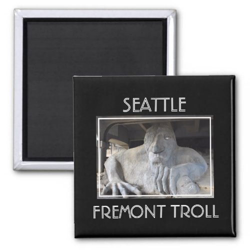 Seattle Fremont Troll Magnet