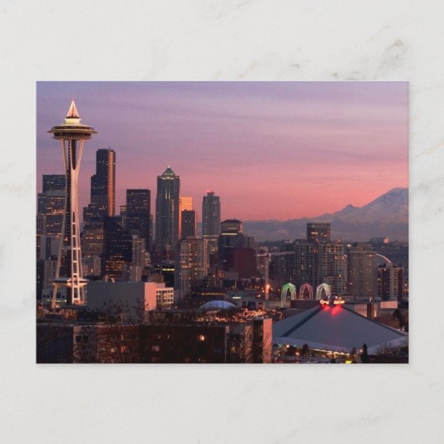 Seattle from Kerry Park. Postcard (Front)