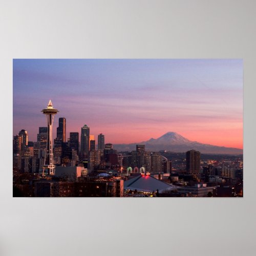 Seattle from Kerry Park Poster