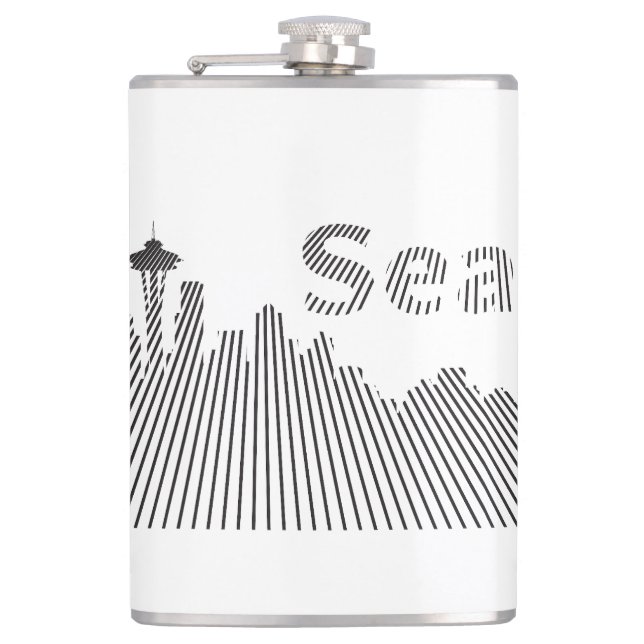 Seattle Graphic Flask (Front)