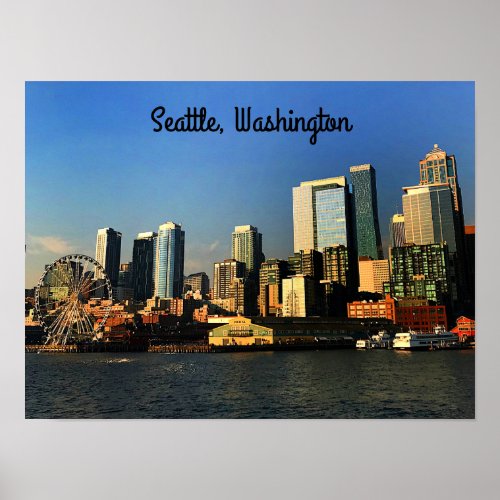 Seattle Great Wheel 1 Poster