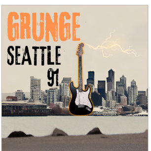 Seattle Grunge Music 1991 T-Shirt