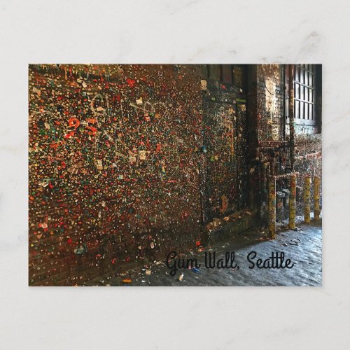 Seattle Gum Wall 1 Postcard