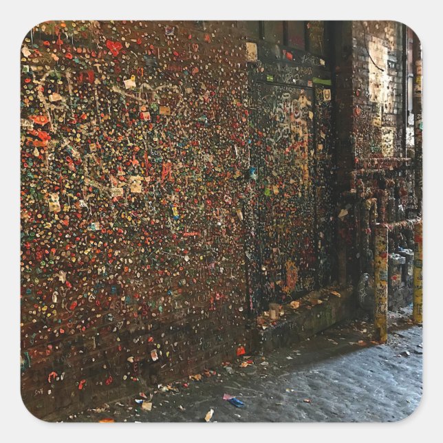 Seattle Gum Wall #1 Stickers (Front)