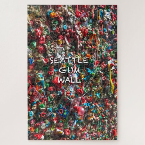 Seattle Gum Wall Gross Jigsaw Puzzle