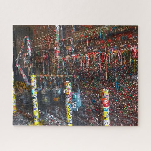 Seattle gum wall jigsaw puzzle