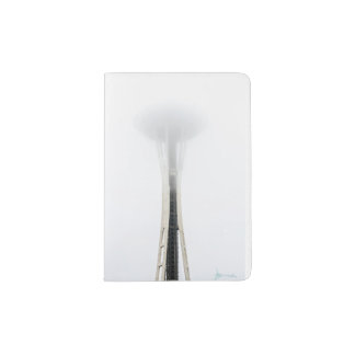 seattle in fog passport holder