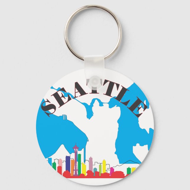Seattle Keychain (Front)