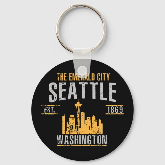 Seattle Keychain (Front)