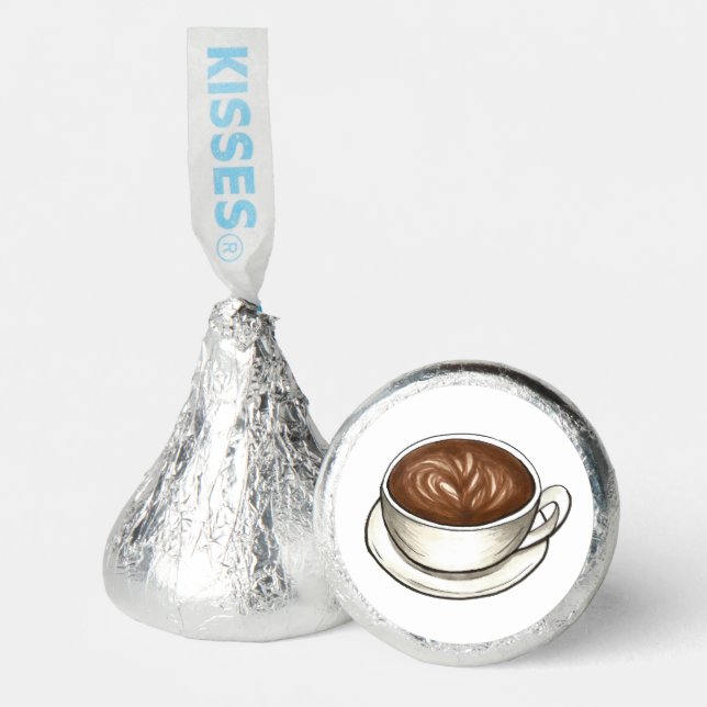 Seattle Latte Coffee Cup Latte Cappuccino Barista Hershey®'s Kisses® (Front)