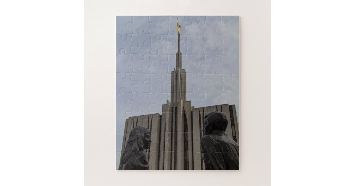 Seattle LDS Temple Jigsaw Puzzle | Zazzle