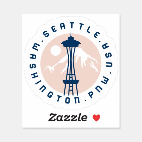 Seattle Logo Graphic  Sticker