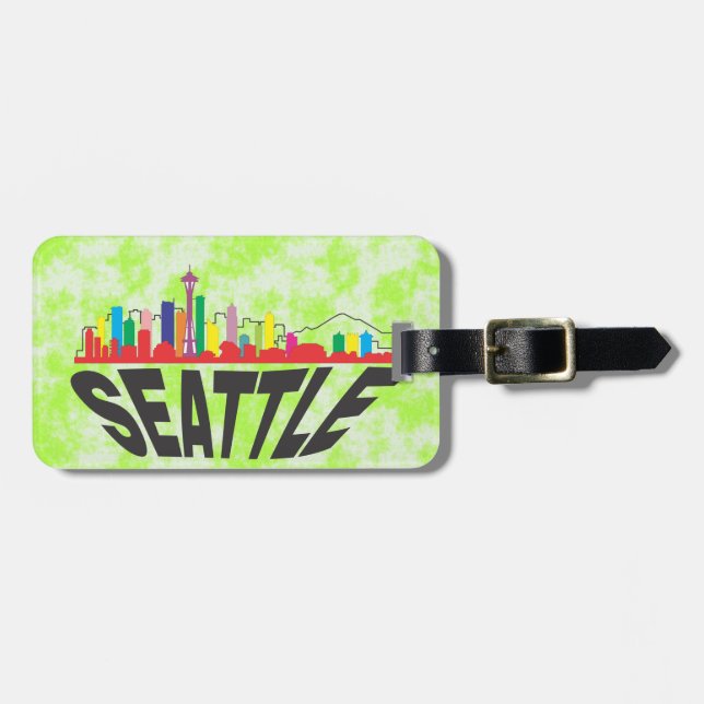 Seattle Luggage Tag (Front Horizontal)