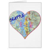 Seattle Map Heart (Front)