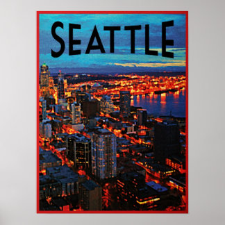 Vintage Seattle Posters | Zazzle