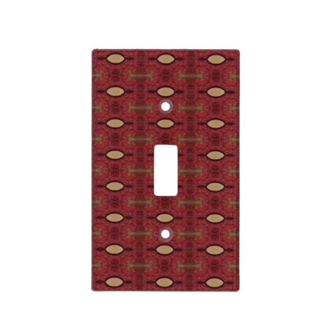 Seattle Pattern Light Switch Cover (Front)