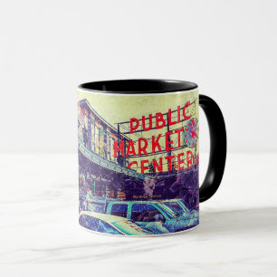 Seattle Pike Market Center Mug