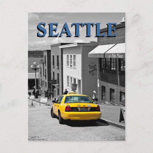 Seattle Pike Place postcard