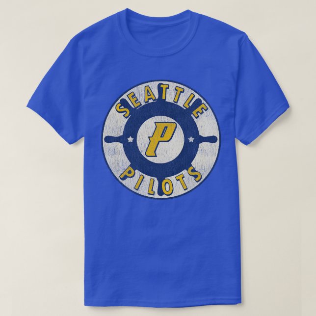 Seattle Pilots 1969 Brewers Defunct Fan Art T-Shirt (Design Front)