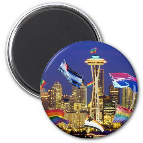 Seattle Pride Magnet