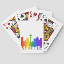 Seattle Pride Playing Cards