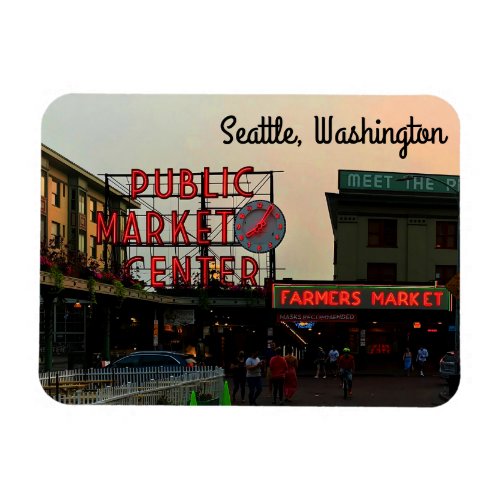 Seattle Public Market Center 1 Magnet