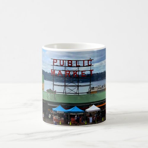 Seattle Public Market Center 3 Mug