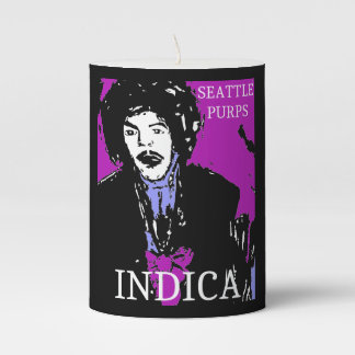 SEATTLE PURPS PILLAR CANDLE