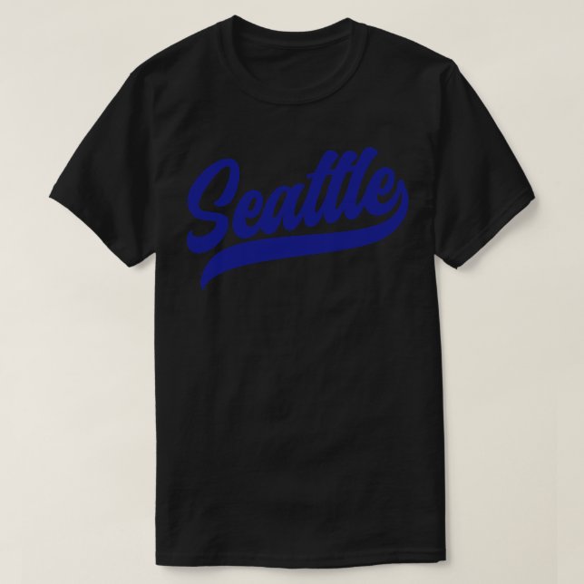 Seattle Retro Seattle Sounders Soccer T-Shirt (Design Front)