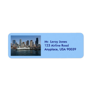 Seattle Return Address Label