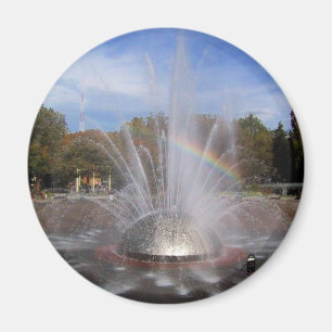 Seattle Science Center Fountain Washington Photo  Magnet