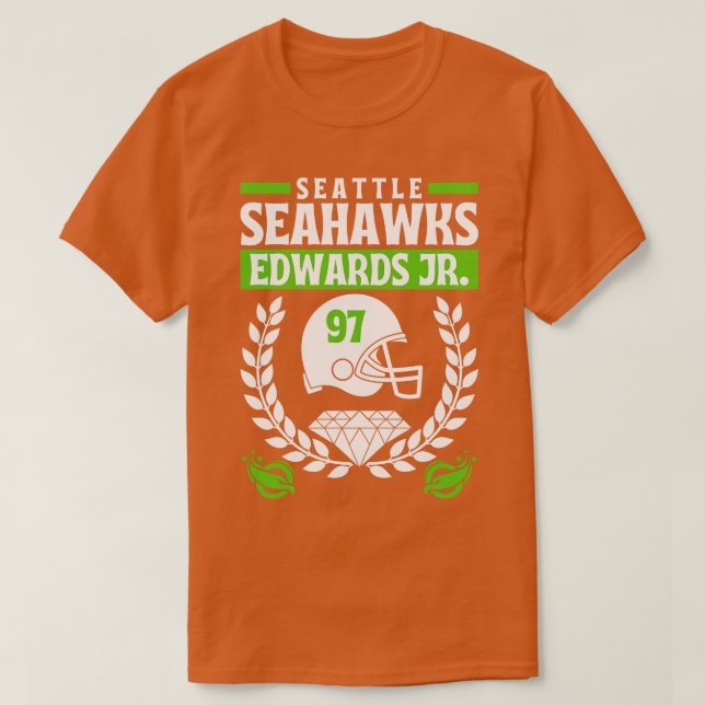 Seattle Seahawks Edwards Jr 97 Edition T-Shirt (Design Front)