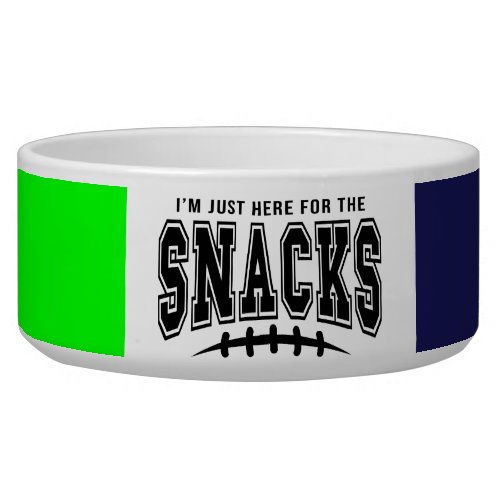Seattle Seahawks Football Here For The Snacks Pet Bowl