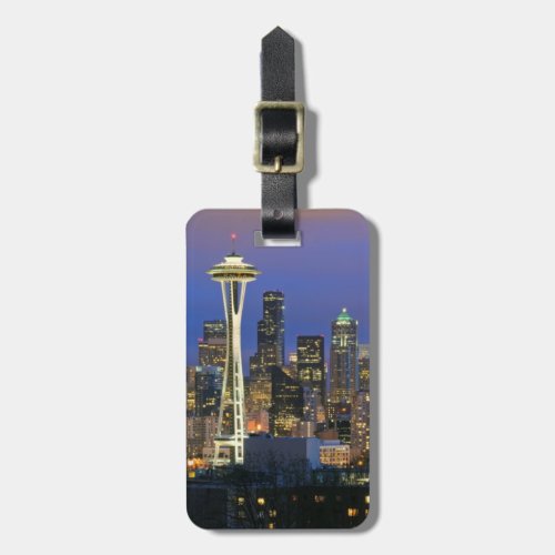 Seattle seen from Kerry Park in Queen Anne Luggage Tag