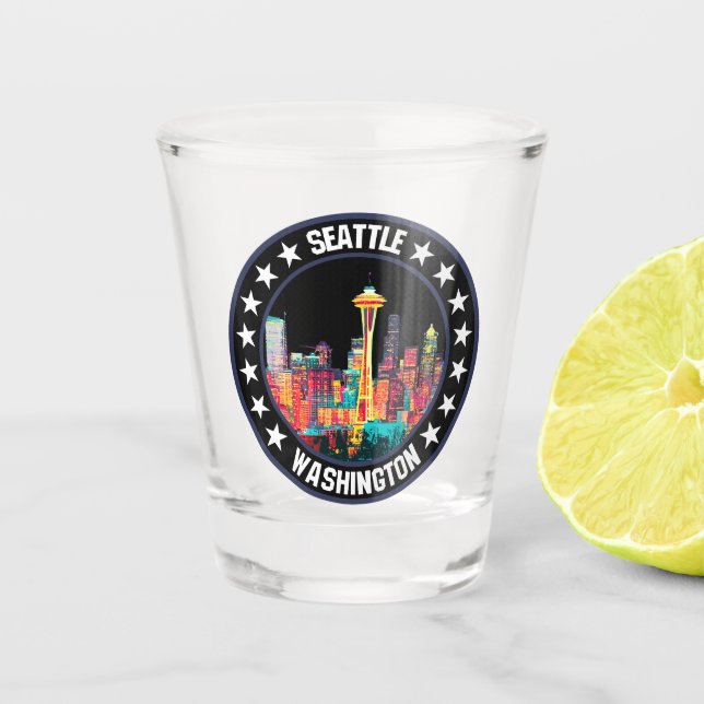 Seattle                                            shot glass (Front)