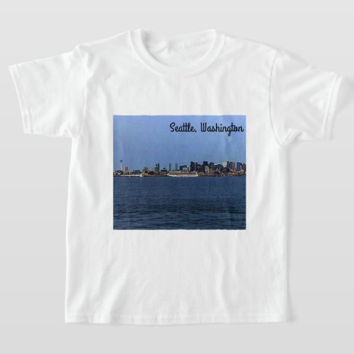 Seattle Skyline 2_2 T_shirt