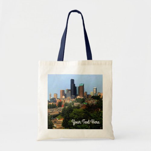 Seattle Skyline 3_2 Tote Bag