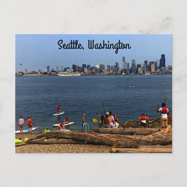 Seattle Skyline #4-2 Postcard (Front)