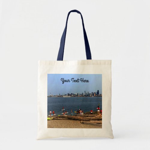 Seattle Skyline 4 Tote Bag